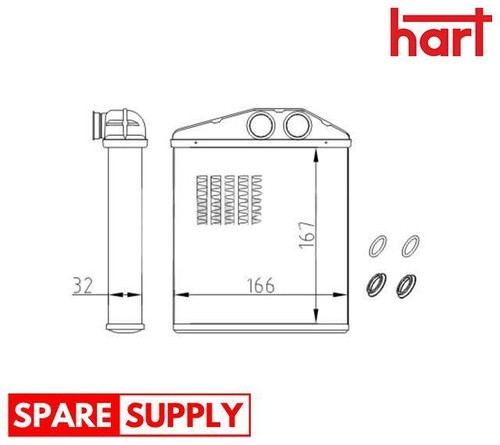 Heat exchanger interior - heat, exchanger,