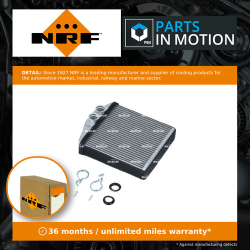 Heater matrix fits - fits, vauxhall