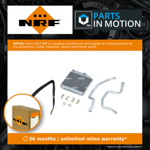 Heater matrix fits - fits, vauxhall