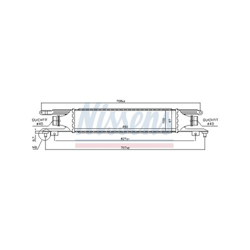 Nissens radiator intercooler - nissens,